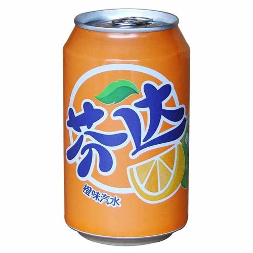【阿里超市】 芬达橙味汽水330毫升/罐 碳酸饮料可口可乐产品